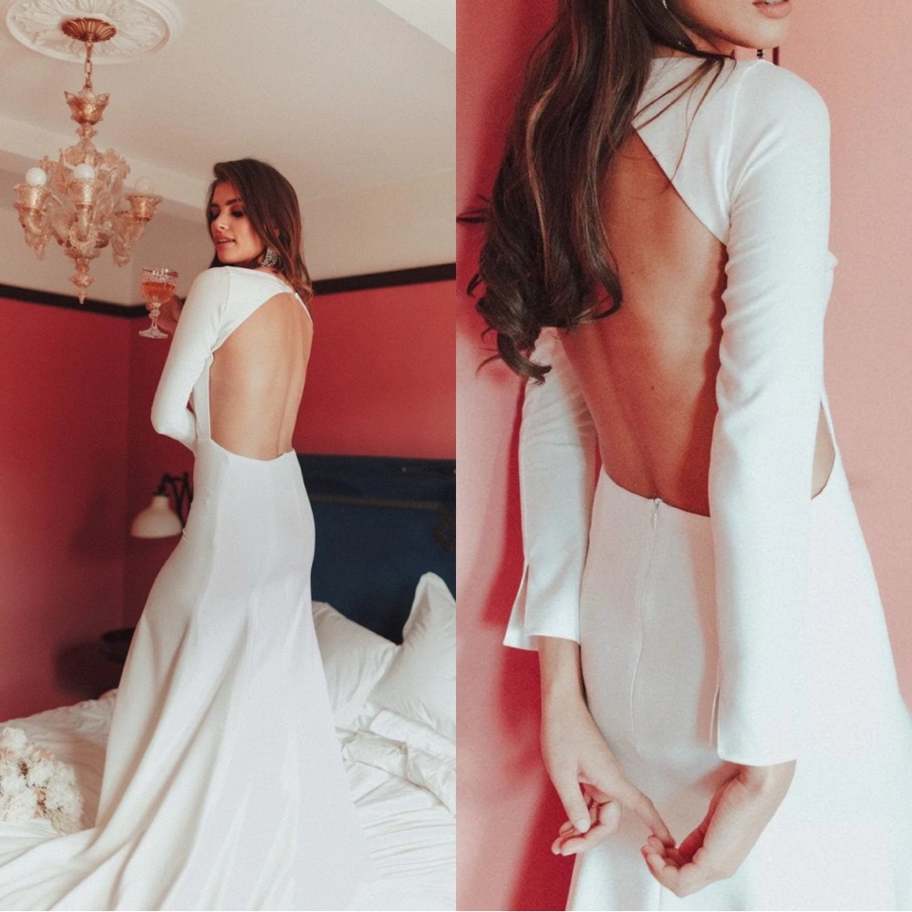 Sarah Seven Wedding Dress Gown | Ivory | Size (4/6) - Picture 15 of 16